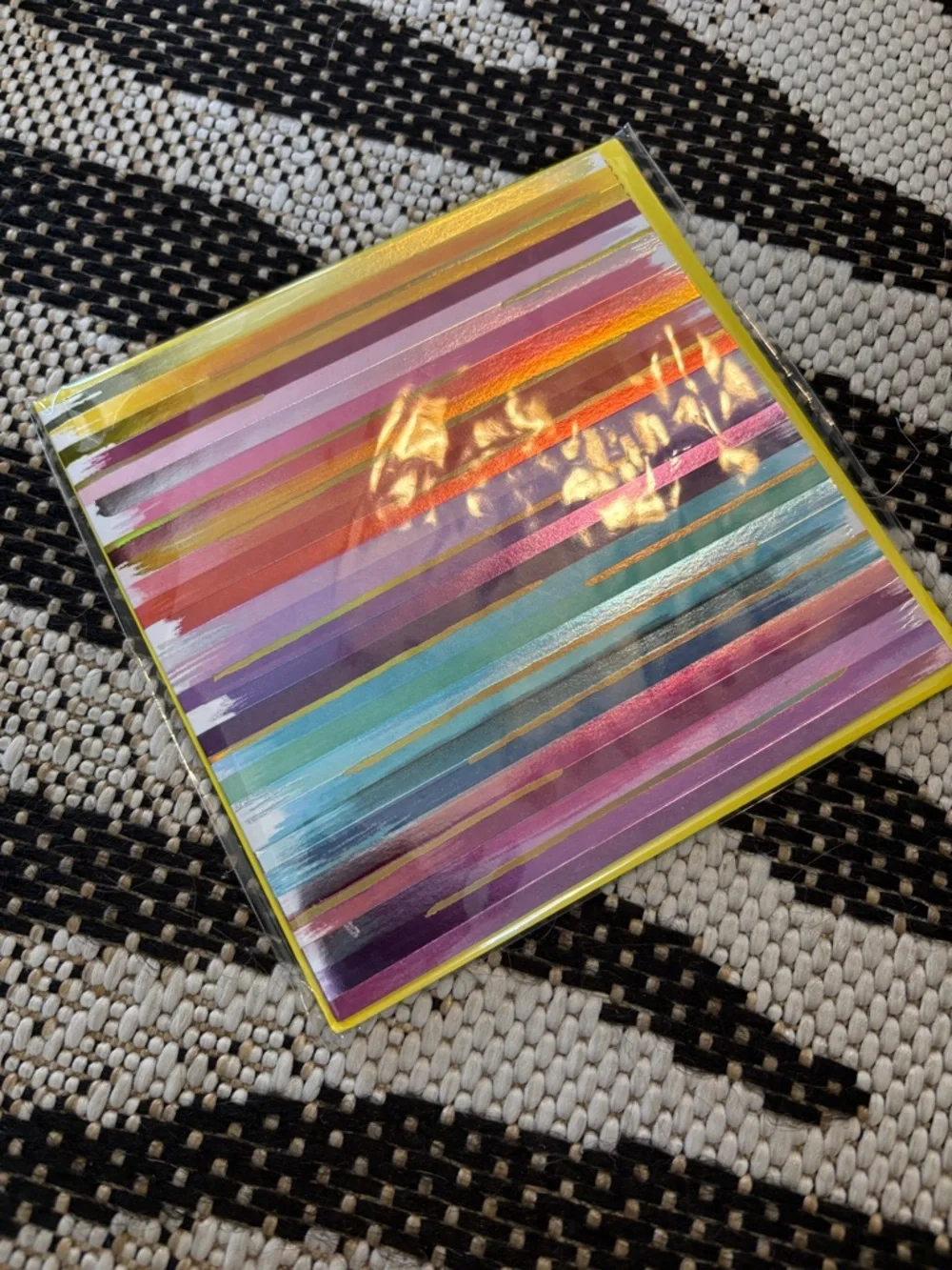 🆕Papyrus Colorful Brushstrokes Greeting Card